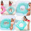Inflatable Swim Ring with Thickened PVC Shell, Durable Pool Float for Adults Beach and Summer Fun 2