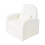 Living And Home Swivel Chenille Upholstered Single Sofa Armchair, Beige 1