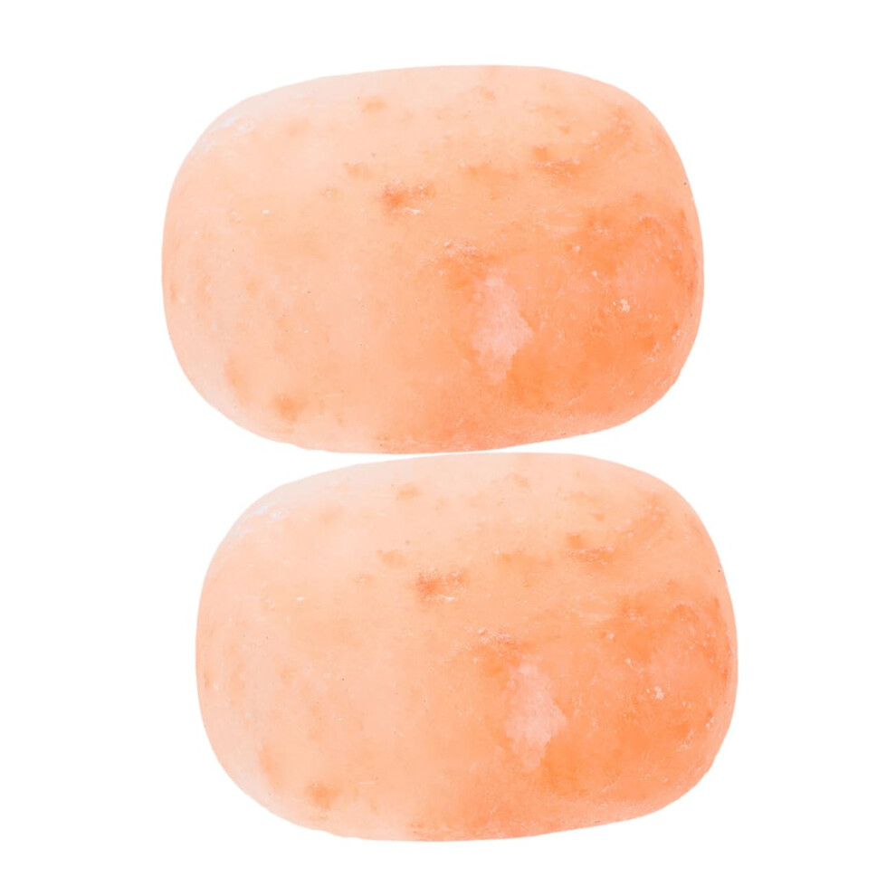 Natural Mineral Salt Soap 2pcs Handmade Rock Salt Massage Bar with Gentle Exfoliation Care for Spa and Home Use