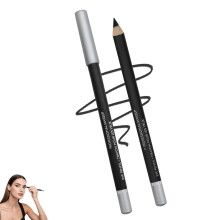 2 Pack Black Waterproof Eyeliner Pencil Duo, 24Hr Smudgeproof Long Lasting Creamy Sharpenable Eye Pencil 2025 Upgrade