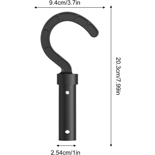 Pool Cleaning Hook with Quick Installation for Pool Pole Attachment, Wide Compatibility, Lightweight 2