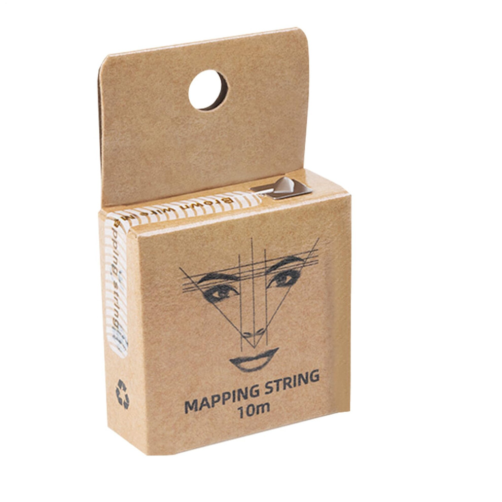 PreInked Brow Mapping String with SmudgeResistant Marks for Precise Eyebrow Shaping