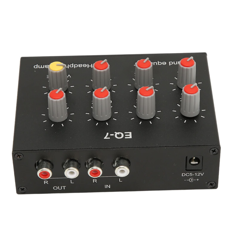 Car Audio Equalizer 7 Band Bass Dual Channel Graphic Eq For Car Stereo With 3.5Mm Interface 9455672474214