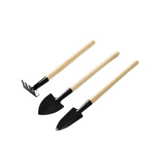 Gardening Tools Set with Ergonomic Grip, Stainless Steel Trowel and Rake for Flower Planting