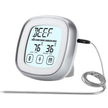 Wireless Meat Thermometer with Stainless Steel Probe, Instant Read Digital Cooking Thermometer for BBQ Grill
