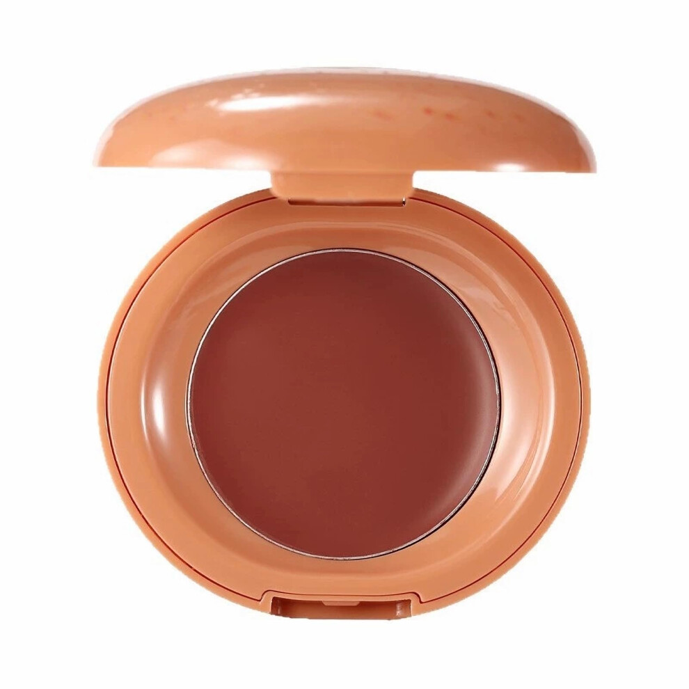 Cream/Brown Xjbd 3In1 Blush For Cheeks Eyes Lips, Longlasting Dewy Finish, Sensitive Skin Friendly (Rich Tea Brown)