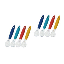 8pcs Stainless Steel Ice Cream Scoop Set with Ergonomic Grip for Uniform Balls and Desserts