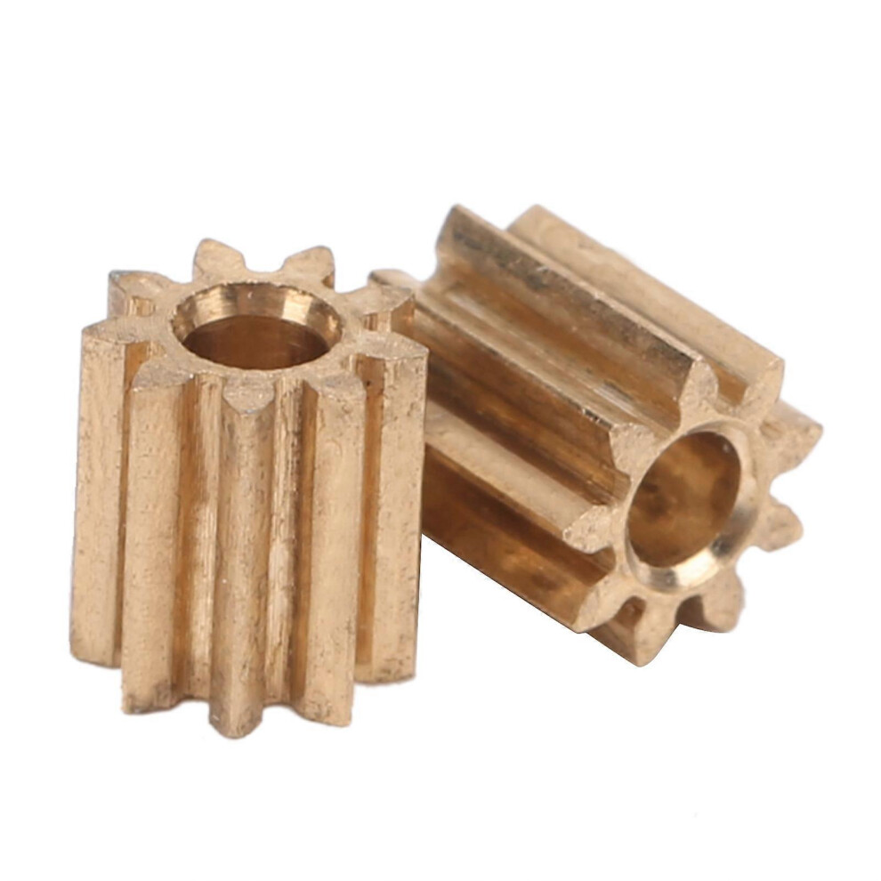 2Pcs Motor Pinion Gear Brass Replacement For Duplo Intelli Lok Module 0.5 9 Teeth 6935161585384