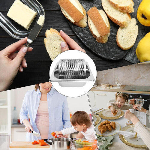 Butter Roller Bread Butter Spreader with Even Coating Wheel for BBQ Grilling Baking Kitchen 2