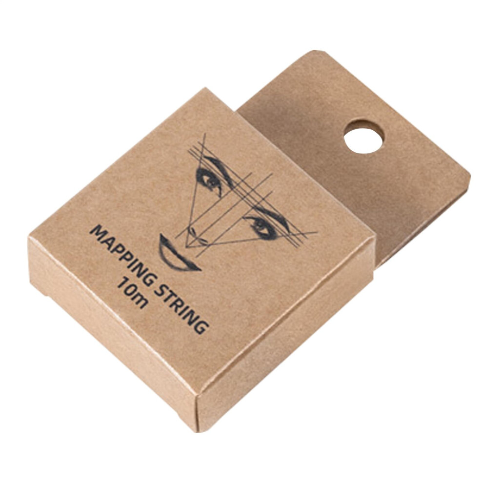 PreInked Brow Mapping String with BuiltIn Cutter, Professional Eyebrow Mapping Tool for Waxing and Tinting