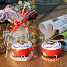 (A) Hand Gift Children's Gift Santa Towel Creative Christmas Gift Decorations Activity Gift