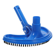 Pool Vacuum Head with Brush for Above Ground Pools, Lightweight Easy Reach Design