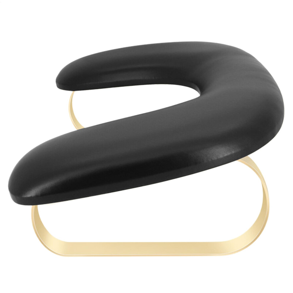 Nail Arm Rest PU Leather Ergonomic Hand Support with NonSlip Base, Detachable Manicure Cushion for Salon and Home