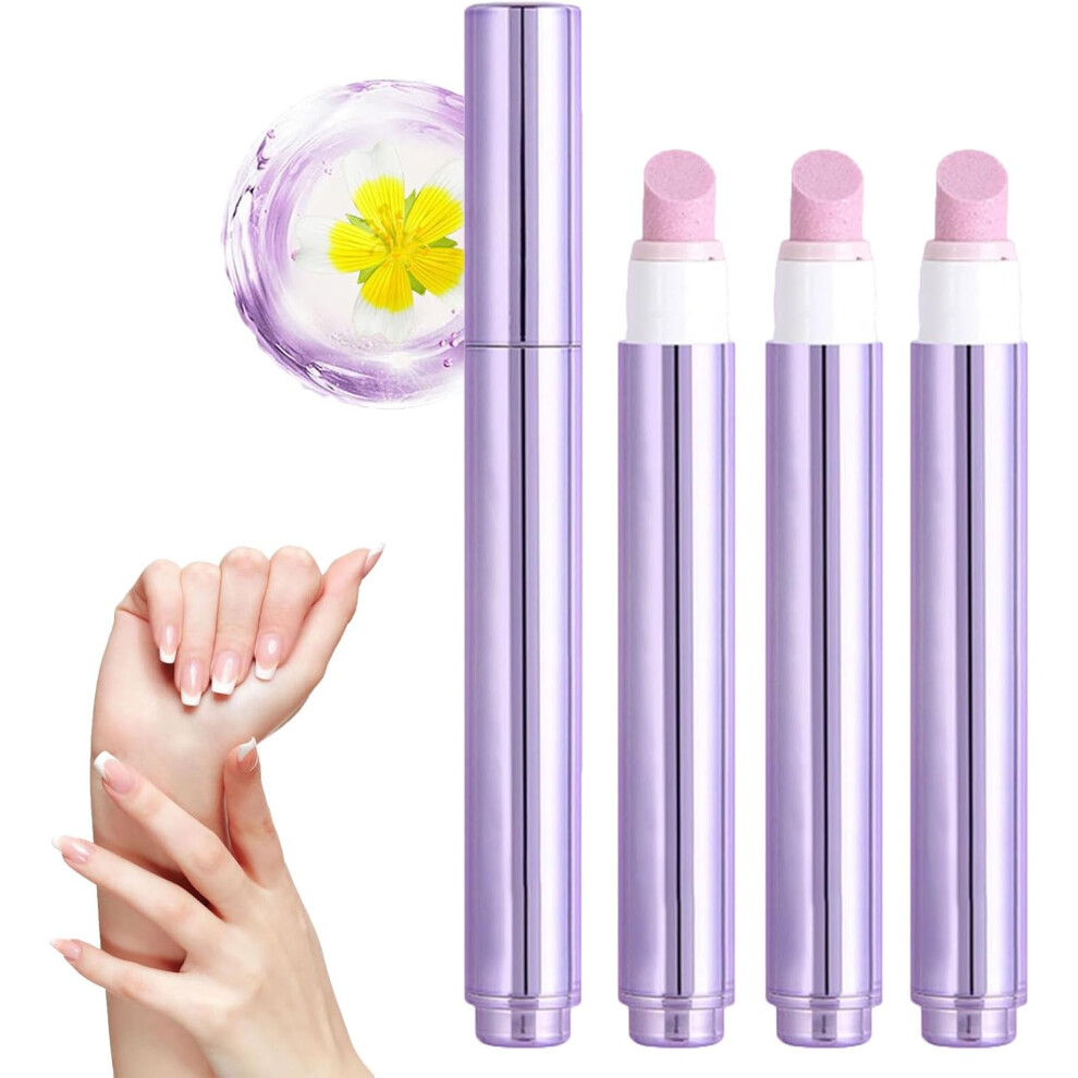 3PCS 3 in 1 Cuticle Oil Pen with Ceramic Tip, Deep Hydration Nail Care Pen for Hangnails