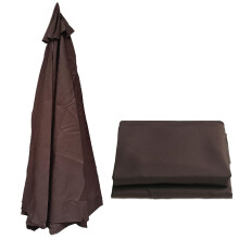 Patio Umbrella Replacement Canopy Waterproof Polyester 8 Ribs Garden Parasol Cover