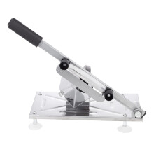 Vegetable and Meat Slicer Stainless Steel Manual Cutter with Ergonomic NonSlip Handle for Home