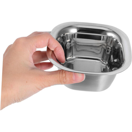 Small Stainless Steel Serving Bowls Scratch Resistant Stackable for Dessert Ice Cream Kitchen Restaurant 2