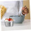 Small Stainless Steel Serving Bowls Scratch Resistant Stackable for Dessert Ice Cream Kitchen Restaurant 4