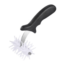 Pizza Dough Roller and Dough Docker Tool for Even Baking and Air Bubble Removal, 8.66 Inch