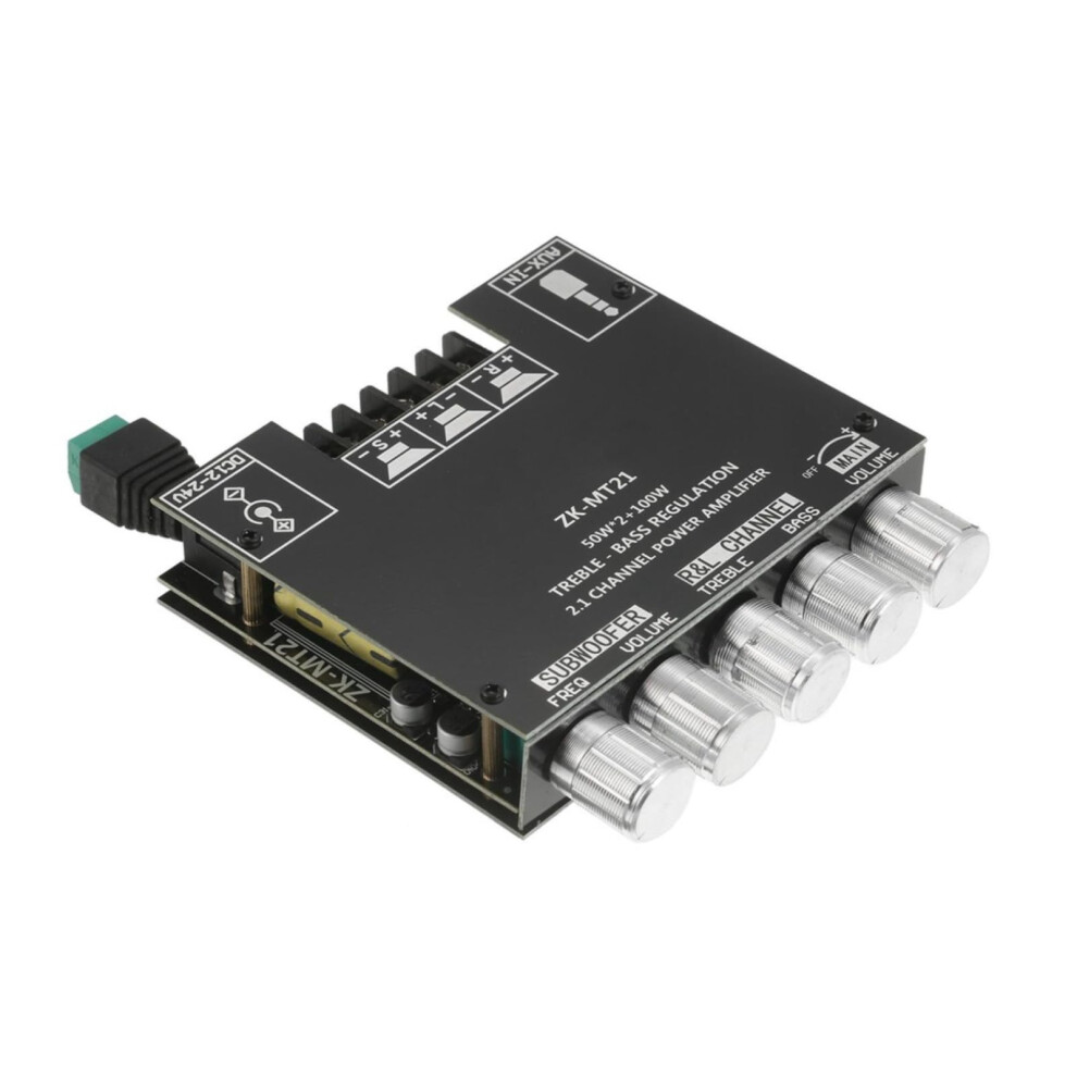 Bluetooth 5.0 2.1 Channel Subwoofer Amplifier Board 50Wx2+100W Diy Speaker Module 1224V 9113335421806