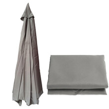 Waterproof Patio Umbrella Replacement Canopy 3.0M 6 Ribs Outdoor Garden Parasol Cover