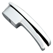Manual Aluminum Garlic Press and Mincer with Ergonomic NonSlip Handle, Easy Clean Kitchen Tool