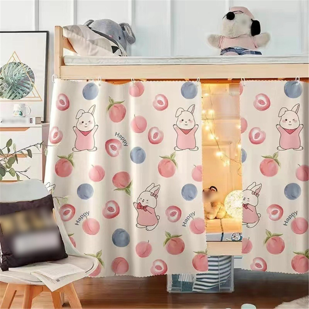 Bunk Bed Blackout Privacy Curtain Set for Loft Beds, Breathable Fabric, Easy Installation