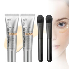 2pcs Instant Eye Tightener and Firming Eye Primer with Brush, AntiAging Lift for Wrinkles and Puffiness