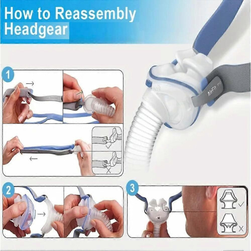 Ανταλλακτικό L για ResMed AirFit P10 Μαξιλάρι Ρινικού Μαξιλαριού-Μάσκα CPAP L 2