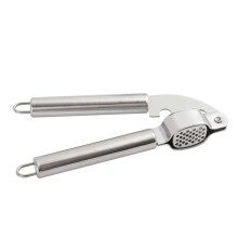 Garlic Press Stainless Steel Manual Mincer Tool for Easy Garlic Crushing and Odor Cooking