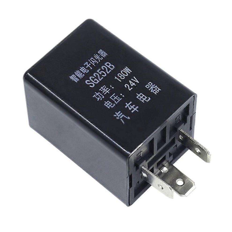 (As Show, One Size) 3-Pin Led Motorcycle Flasher Relay Turn Signal Indicator Hyper Flash 5213747854590