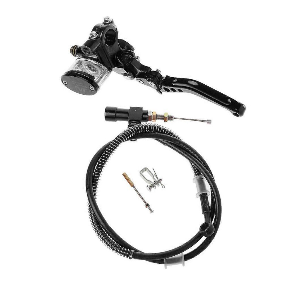 (As Show, Black) 7/8" 22Mm Cnc Hydraulic Brake Lever Master Cylinder Clutch Lever Reservoir 3242242627165