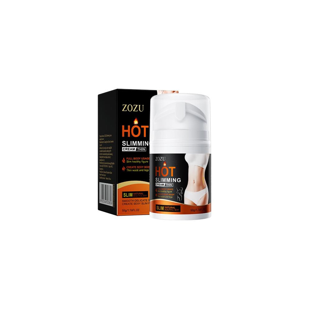 Slimming Cream for Belly Fat, Hot Fat Burner Sweat Cream 50g with Warming Sweat Enhancer and Firming Effect