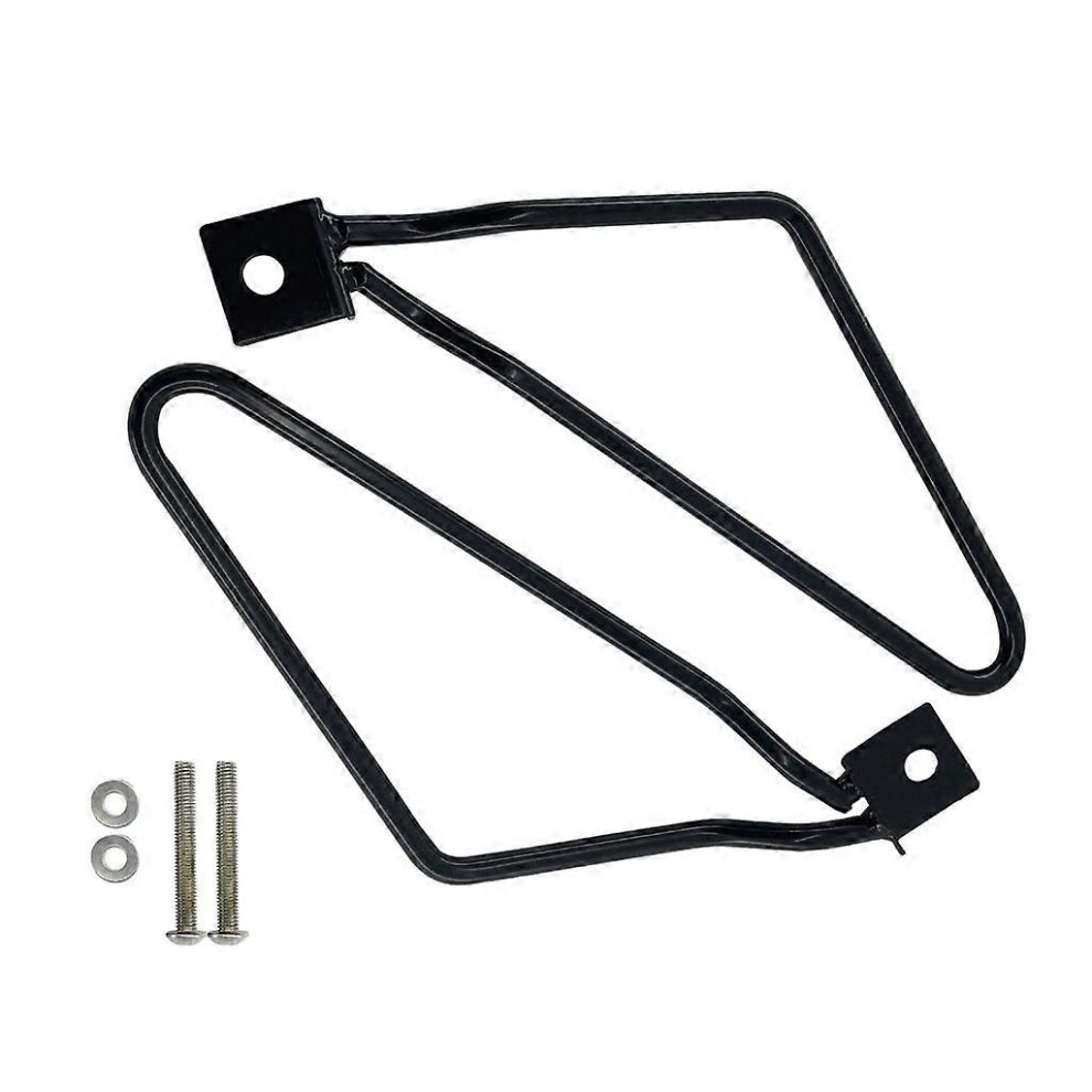 (As Show, Black) Saddlebag Support Stay Saddlebag Bracket Guard Motorcycle Saddlebags Mount 5213747864018
