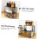 Kitchen Storage Rack No Installation Required Sturdy Iron Organizer Shelf for SpaceSaving Kitchen 3