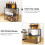 Kitchen Organizer Rack Multi Layer Countertop Storage Stand for Pots Pans and Kitchen Supplies 2
