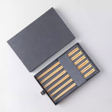 Reusable Metal Chopsticks with NonSlip Tips, Heat Resistant and Dishwasher Safe, 25cm