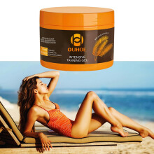 Luxury Intensive Tanning Gel for Deep Dark Tan, Fast Absorbing Sunbed and Outdoor Use, 1pcs