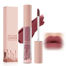 Matte Liquid Lipstick Set of 4, Waterproof Creamy Lip Color with Long Lasting Velvet Finish #01