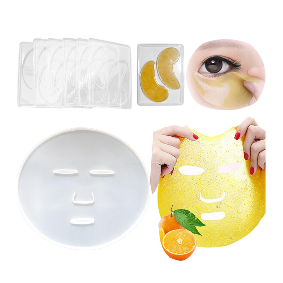 Silicone Face Mask Mold DIY Reusable Facial Mask Maker for Skincare Home and Salon Use