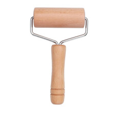 Wooden Rolling Pin Ergonomic Beechwood Dough Roller for Pizza Cookies Pastry and Dumplings