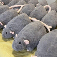 Blumenratten-Puppen-Simulation großer Ratten-Plüsch-Kissen niedliches lustiges Meerschweinchen-Mädchen-Freund-Geburtstagsgeschenk
