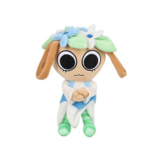 Dandys Welt Horror-Plüsch-Dandy-Figur weiche Stoffpuppenspielzeug Beste Geschenk-Fans HOT-Whitelotusflower 25*10*28cm/0,127kg