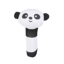 Cartoon-Stofftierspielzeug, Baby-Handrasselspielzeug, Säuglingspuppen für Neugeborene, Kleinkinder, Panda