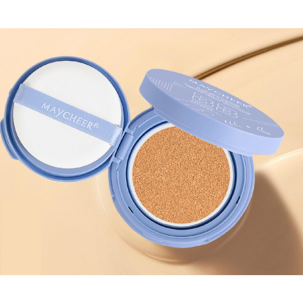 Maycheer Air Cushion BB Cream, Moisturizing Mushroom Air Cushion (2 Natural colors, 10g)