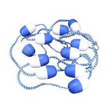 Swimming Pool Safety Rope with Hooks, 5m Durable Nylon Float Line Divider for Inground Pools