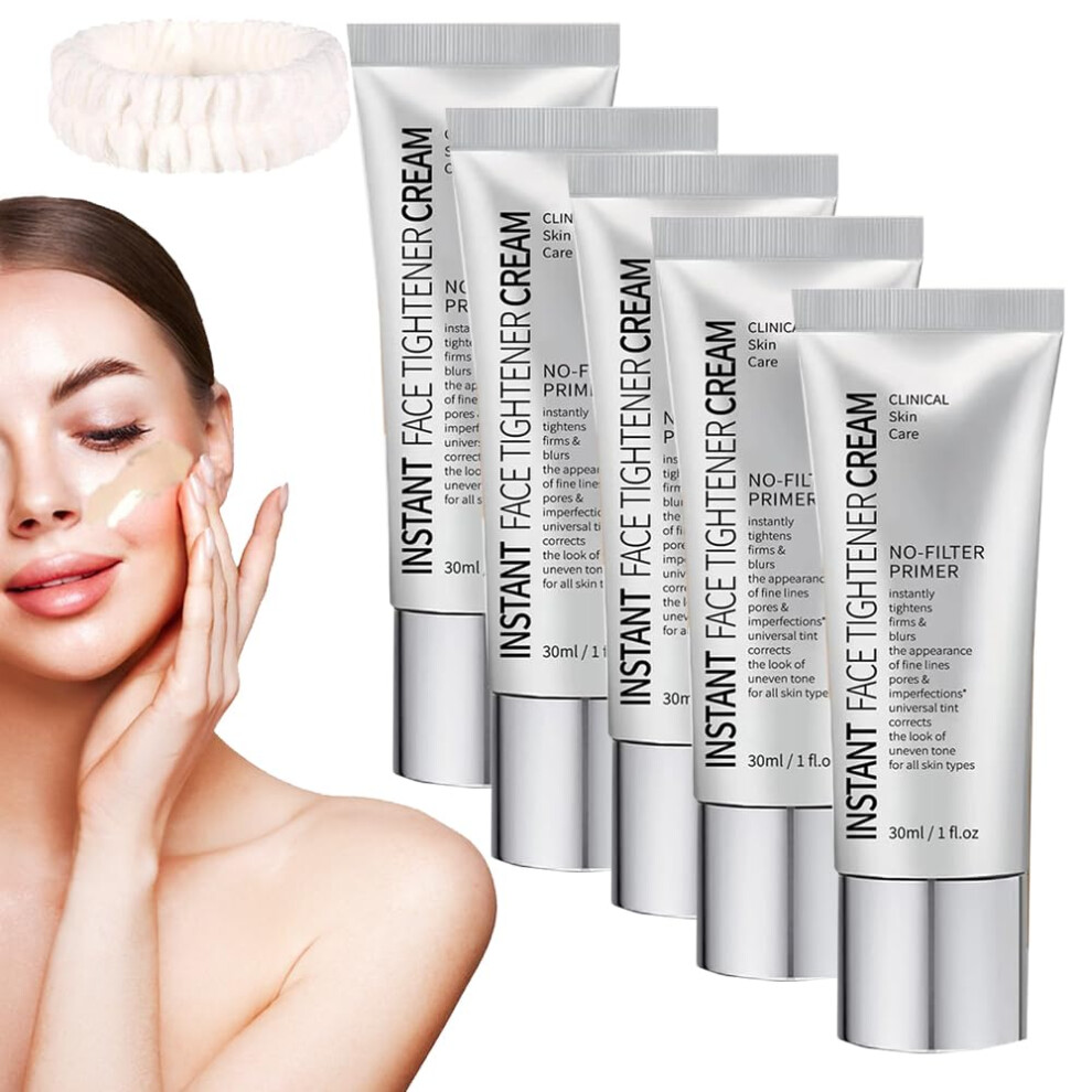 Cream Instant Face Tightening Primer Set 5Pcs Â Instant Lift For Makeup With Pore Blurring And Matte Finish
