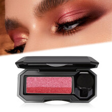 Dual Color Waterproof Eyeshadow Palette,  Pigmented Glitter Shades, Long Lasting Travel Size (03)