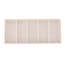 Space Saving 5 Slot Glasses Case Beige Sunglasses organiser & Storage Box