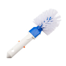 Pool Cleaning Brush with Ergonomic Handle for Ladder Steps and Corner Scrubbing